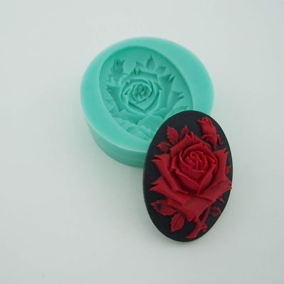 FS Brand Silicon Mold Rose Flower Flexible for Crafts, Jewelry, Resin, Scrapbooking, Polymer Clay
