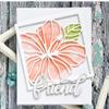 1 Pcs Hibiscus Flower Frame Cutting Dies,DIY Scrapbooking Artist Metal Cutting Dies Stencils for Scrapbooking Embossing Decorative Crafts Supplies DIY Paper Cards Making New 2019 view 4