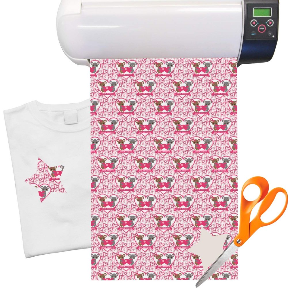 Personalized Valentine's Day Heat Transfer Vinyl Sheet (12"x18")