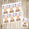 Ultimate Happy Birthday Stickers for Planners such as Erin Condren and Happy Planner view 1