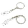 5 PCS Antique Silver Keyrings Keychains Key Ring Chains Tags Clasps F3IB3 Fish Bone Fishbone view 1