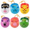 6pcs Wooden Finger Castanets, Cute Animal Pattern Kids Castanets, Musical Instruments Rhythm Castinette Kids Toys by DOXISHRUKY view 1