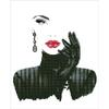 DIAMOND DOTZ Complete Diamond Facet Art Kit Lady in Black view 1