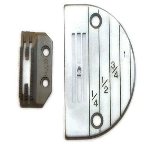 Industrial Sewing Machine Feed Dog & Plate Regular Set Compatible for JUKI Brother Singer