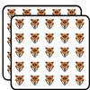 Fox Face Mascot Art Decorative Scrapbooking Sticker Waterproof Vinyl Stickers for Water Bottle, Laptop & Phone Case 50 Pack view 1