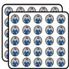 Funny Pig Policeman Art Decorative Scrapbooking Sticker Waterproof Vinyl Stickers for Water Bottle, Laptop & Phone Case 50 Pack view 1