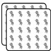 Patterned Horse Sticker for Scrapbooking Waterproof Vinyl Stickers for Water Bottle, Laptop & Phone Case 50 Pack view 1