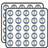 Argentina Volleyball World Flag Art Decorative Scrapbooking Sticker Waterproof Vinyl Stickers for Water Bottle, Laptop & Phone Case 50 Pack view 1