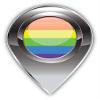 LGBT Flag Place Mark Travel Art Decorative Scrapbooking Sticker Waterproof Vinyl Stickers for Water Bottle, Laptop & Phone Case 50 Pack view 2