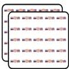 Russia United Kingdom Hand Shaking Flags Art Decorative Scrapbooking Sticker Waterproof Vinyl Stickers for Water Bottle, Laptop & Phone Case 50 Pack view 1