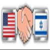 USA Israel Hand Shaking Flags Art Decorative Scrapbooking Sticker Waterproof Vinyl Stickers for Water Bottle, Laptop & Phone Case 50 Pack view 2