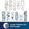 Brother ScanNCut DX Home Deco Pattern Collection for Roll Feeder CADXRFDP02, Includes 21 Designs with Tropical Plants, Flowers, Frames and More, Make Vinyl Wall Decals up to 6' Long, White view 3