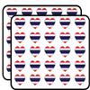 Thailand Heart Flag Sticker for Scrapbooking Waterproof Vinyl Stickers for Water Bottle, Laptop & Phone Case 50 Pack view 1