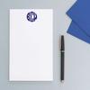 Monogrammed notepad, Notepads for men, Mens Monogrammed notepad wth Monogram, Personalized Notepad Set, Monogrammed Letter writing paper, size 5.5in x 8.5in, 50 sheets view 2