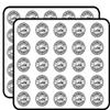 Baghdad City Iraq Grunge Travel Stamp Sticker for Scrapbooking Waterproof Vinyl Stickers for Water Bottle, Laptop & Phone Case 50 Pack view 1