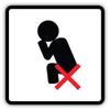 Do Not Defecate Prohibit Healthcare Sign Sticker for Scrapbooking Waterproof Vinyl Stickers for Water Bottle, Laptop & Phone Case 50 Pack view 2