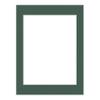 CountryArtHouse Hunter Green Acid Free 8x10 Picture Frame Mats with White Core Bevel Cut for 6x8 Pictures - Fits 8x10 Frame - One Mat view 3