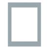 CountryArtHouse Metallic Silver Acid Free 8x10 Picture Frame Mats with White Core Bevel Cut for 5x7 Pictures - Fits 8x10 Frame - One Mat - With Bag & Backing view 3
