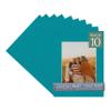 CountryArtHouse Teal Acid Free 16x20 Picture Frame Mats with White Core Bevel Cut for 11x14 Pictures - Fits 16x20 Frame - Pack of 10 Mats - with Bags & Backings view 1