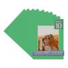 CountryArtHouse Bright Green Acid Free 16x20 Picture Frame Mats with White Core Bevel Cut for 11x14 Pictures - Fits 16x20 Frame - Pack of 10 Mats - with Bags & Backings view 1