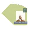 CountryArtHouse 11x14 Precut Picture Frame Mats, White Core Bevel Cut, Acid Free 4-Ply Mat Board Fits 8x10 Photos, Professional Photo Mat Inserts for Frames & Gallery Wall, Pistachio, Pack of 10 view 1