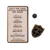 Fun Express Armor Of God Pin On Card - Jewelry - Pins - Pin & Card Sets - VBS 2026 Vacation Bible School Supplies/Decor - 12 Pieces view 2