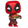 Funko Pop! Marvel: Holiday - Deadpool with Turkey view 1
