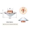TEN-HIGH Laser Nozzle Double Layer for Fiber Laser Cutting Head, Dia.28mm, Height 15mm, Caliber 3.5mm, Conventional Type Laser Cutting Nozzle, 5 pcs/lot. view 4