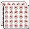 Serbia Flag Grunge Rubber Stamp Decorative Scrapbooking Sticker Waterproof Vinyl Stickers for Water Bottle, Laptop & Phone Case 50 Pack view 1