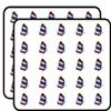 Thailand Butterfly Flag Decorative Scrapbooking Sticker Waterproof Vinyl Stickers for Water Bottle, Laptop & Phone Case 50 Pack view 1