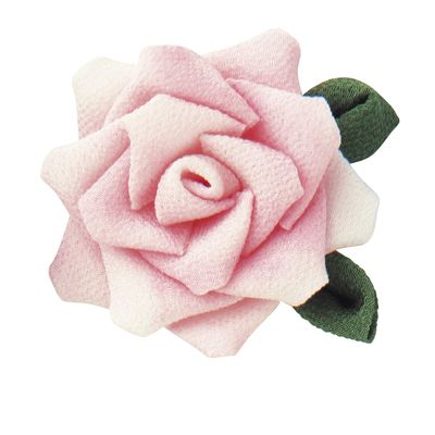Olympus Thred OLY-TZ5C My First Knob Craft Kit, Rose Brooch, H 2.6 x W 2.8 x D 1.0 inches (6.5 x 7 x 2.5 cm), Light Pink
