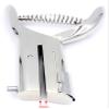 Kucaa 2-inch Reach 1/8 inch 3mm Deep Throat Heavy Duty Hand Held Single Hole Punch for PVC Cards ID Cards Badge Photos view 3