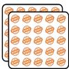 Baku Grunge Rubber Travel Stamp Decorative Scrapbooking Sticker Waterproof Vinyl Stickers for Water Bottle, Laptop & Phone Case 50 Pack view 1