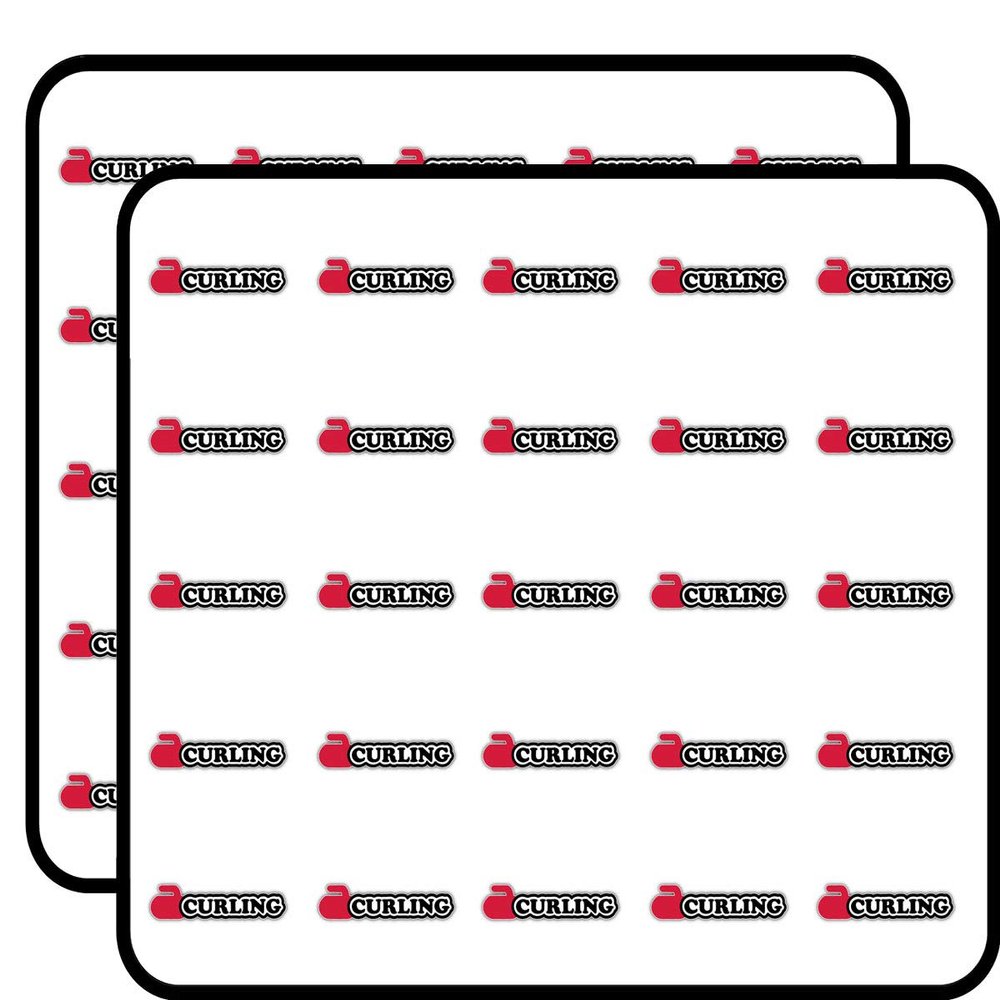 Curling Label Decorative Scrapbooking Sticker Waterproof Vinyl Stickers for Water Bottle, Laptop & Phone Case 50 Pack