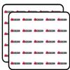 Curling Label Decorative Scrapbooking Sticker Waterproof Vinyl Stickers for Water Bottle, Laptop & Phone Case 50 Pack view 1