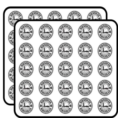 Bern Switzerland Grunge Rubber Stamp Travel Decorative Scrapbooking Sticker Waterproof Vinyl Stickers for Water Bottle, Laptop & Phone Case 50 Pack