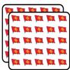 Kyrgyzstan Flag Sketch Decorative Scrapbooking Sticker Waterproof Vinyl Stickers for Water Bottle, Laptop & Phone Case 50 Pack view 1