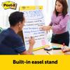Post-it Super Sticky Portable Tabletop Easel Pad w/Dry Erase Panel, Great for Virtual Teachers and Students, 20x23 Inches, 20 Sheets/Pad, 2 Pads, Built-in Stand (563DE VAD 2PK), White view 3