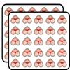 Heart Thong On Ropes Sexy Sticker for Scrapbooking Waterproof Vinyl Stickers for Water Bottle, Laptop & Phone Case 50 Pack view 1