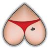 Heart Thong On Ropes Sexy Sticker for Scrapbooking Waterproof Vinyl Stickers for Water Bottle, Laptop & Phone Case 50 Pack view 2