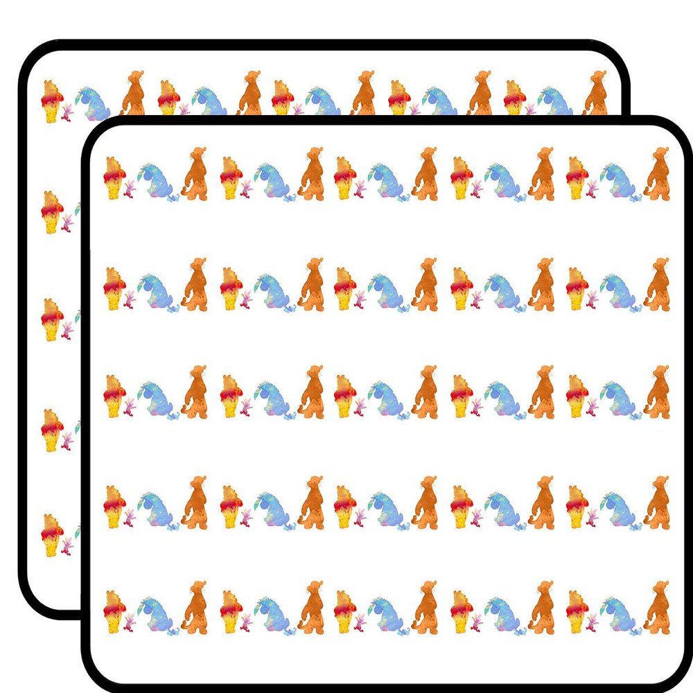 Friends Together Inspired Silhouette 50 Pack 1-Inch Retro Stickers for Scrapbooking, Journals, Planners, Laptops, Phones and Water Bottles