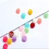 Calvas 15mm Colors Resin Flower Beads for Jewelry Flatback Cabochon Craft Material DIY Accessories 100pcs/lot D0262 view 3