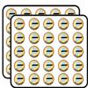 Botswana Map Flag Glossy Label Sticker for Scrapbooking Waterproof Vinyl Stickers for Water Bottle, Laptop & Phone Case 50 Pack view 1