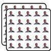 i Declare Bankruptcy 50 Pack 1-Inch Retro Stickers for Scrapbooking, Journals, Planners, Laptops, Phones and Water Bottles view 1