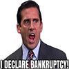 i Declare Bankruptcy 50 Pack 1-Inch Retro Stickers for Scrapbooking, Journals, Planners, Laptops, Phones and Water Bottles view 2