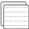 14 Princesses Inspired Silhouette 50 Pack 1-Inch Retro Stickers for Scrapbooking, Journals, Planners, Laptops, Phones and Water Bottles view 1