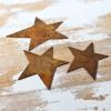 Pack of 18 Rusty Tin Star Cutouts - Rusted Metal Stars for DIY Crafts - Primitive, Rustic Country, Farmhouse DIY Crafts and Decorative Accents (Size: 2 inch Long x 1-1/2 inch Wide) view 4