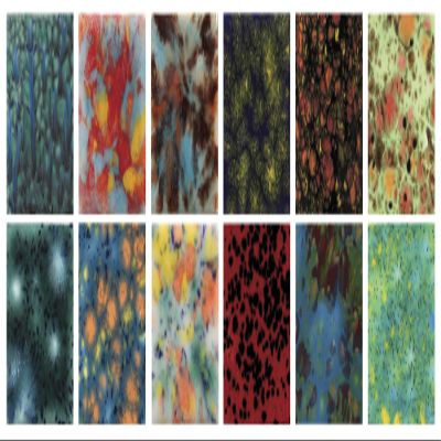 Mayco Jungle Gems Glaze, 1 Pint, Assorted Colors, Set of 12