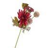 Factory Direct Craft Artificial Burgundy Mum Pick | 6 Pieces view 1