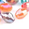 Calvas Rice Grains Austrian Crystal Beads 100pcs 68mm Oval Shape Glass Crystal Loose Beads for Jewelry Making Bracelet DIY - (Color: S293 Silver) view 3